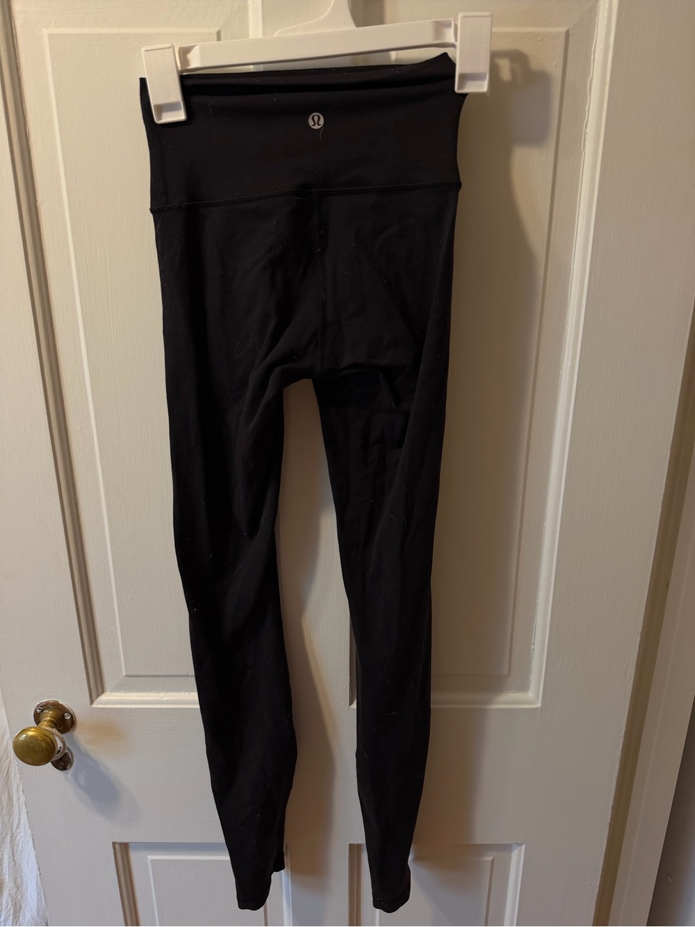 lululemon athletica Black High-Waist Leggings with Wide Waistband - Picture 2 of 3